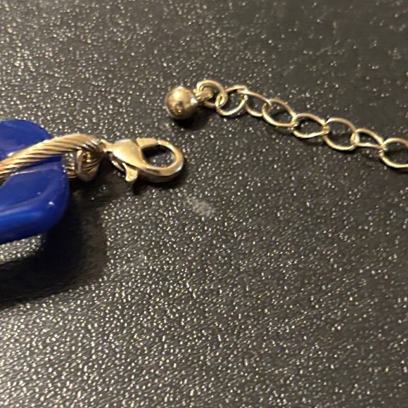 Colorful Resin Chain Link Necklace - Picture 7 of 11